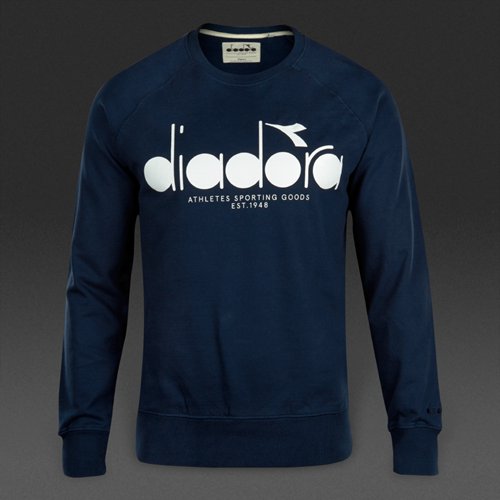Diadora BL Sweater Blue Denim for Men